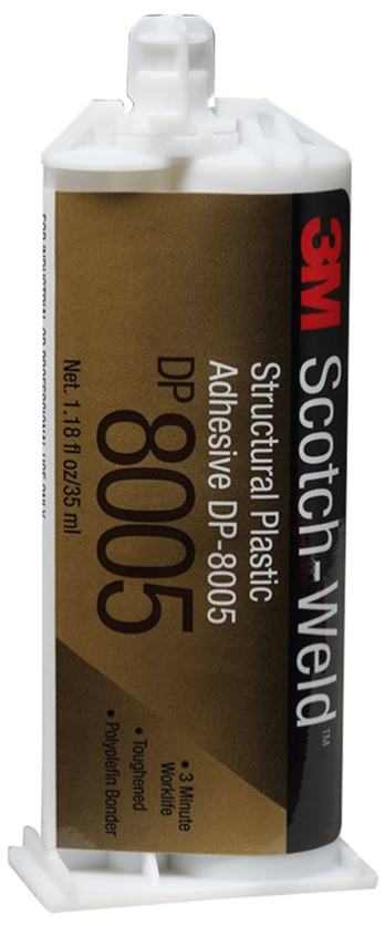 3m scotch weld DP8005 düşük yüzey enerjili yüzeyler için akrilik yapıştırıcı